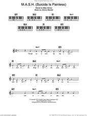 Cover icon of Song From M*A*S*H (Suicide Is Painless) sheet music for piano solo (chords, lyrics, melody) by Johnny Mandel and Mike Altman, intermediate piano (chords, lyrics, melody)