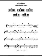 Cover icon of Marvellous sheet music for piano solo (chords, lyrics, melody) by The Lightning Seeds and Ian Broudie, intermediate piano (chords, lyrics, melody)