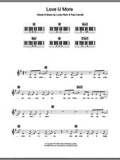 Cover icon of Love U More sheet music for piano solo (chords, lyrics, melody) by Steps, Lucia Holm and Paul Carnell, intermediate piano (chords, lyrics, melody)
