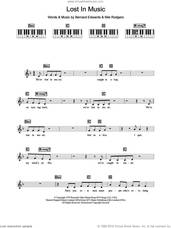 Cover icon of Lost In Music sheet music for piano solo (chords, lyrics, melody) by Sister Sledge, Bernard Edwards and Nile Rodgers, intermediate piano (chords, lyrics, melody)