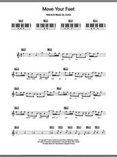 Cover icon of Move Your Feet sheet music for piano solo (chords, lyrics, melody) by Junior Senior and Junior, intermediate piano (chords, lyrics, melody)