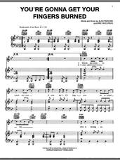 Cover icon of You're Gonna Get Your Fingers Burned sheet music for voice, piano or guitar by Alan Parsons Project, Alan Parsons and Eric Woolfson, intermediate skill level