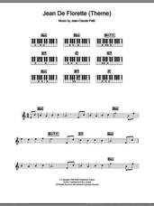 Cover icon of Jean de Florette (Theme) sheet music for piano solo (chords, lyrics, melody) by Jean-claude Petit, intermediate piano (chords, lyrics, melody)