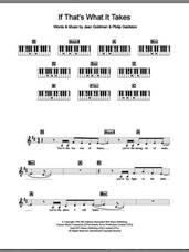 Cover icon of If That's What It Takes sheet music for piano solo (chords, lyrics, melody) by Celine Dion, Jean Goldman and Philip Galdston, intermediate piano (chords, lyrics, melody)
