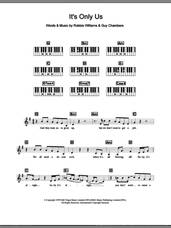 Cover icon of It's Only Us sheet music for piano solo (chords, lyrics, melody) by Robbie Williams and Guy Chambers, intermediate piano (chords, lyrics, melody)