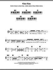 Cover icon of Kiss Kiss sheet music for piano solo (chords, lyrics, melody) by Holly Valance, Juliette Jaimes, Sezen Aksu and Steve Welton-Jaimes, intermediate piano (chords, lyrics, melody)