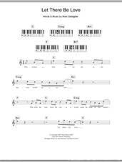 Cover icon of Let There Be Love sheet music for piano solo (chords, lyrics, melody) by Oasis and Noel Gallagher, intermediate piano (chords, lyrics, melody)