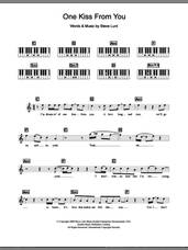 Cover icon of One Kiss From You sheet music for piano solo (chords, lyrics, melody) by Britney Spears and Steve Lunt, intermediate piano (chords, lyrics, melody)