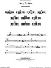 Cover icon of Song For Guy sheet music for piano solo (chords, lyrics, melody) by Elton John, intermediate piano (chords, lyrics, melody)
