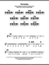 Cover icon of Someday sheet music for piano solo (chords, lyrics, melody) by The Corrs, Andrea Corr, Caroline Corr, David Foster, Jim Corr and Sharon Corr, intermediate piano (chords, lyrics, melody)