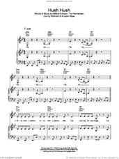 Cover icon of Hush Hush sheet music for voice, piano or guitar by Alexis Jordan, Autumn Rowe, Mikkel Eriksen and Sandy Wilhelm, intermediate skill level