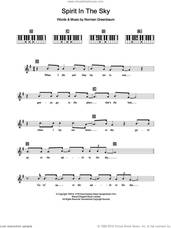 Cover icon of Spirit In The Sky sheet music for piano solo (chords, lyrics, melody) by Gareth Gates and Norman Greenbaum, intermediate piano (chords, lyrics, melody)