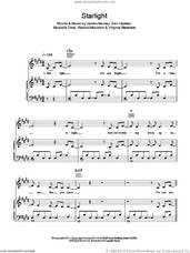 Cover icon of Starlight sheet music for voice and piano by Wonderland, Ben Harrison, James Murray, Mustafa Oma, Rachel Moulden and Virginia Blackmore, intermediate skill level