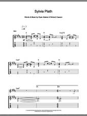Cover icon of Sylvia Plath sheet music for guitar (tablature) by Ryan Adams and Richard Causon, intermediate skill level