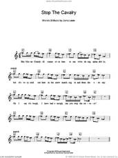 Cover icon of Stop The Cavalry sheet music for piano solo (chords, lyrics, melody) by Jona Lewie, intermediate piano (chords, lyrics, melody)