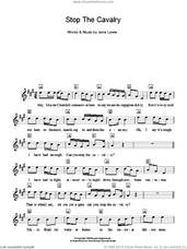 Cover icon of Stop The Cavalry sheet music for voice and other instruments (fake book) by Jona Lewie, intermediate skill level