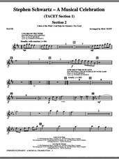 Cover icon of Stephen Schwartz: A Musical Celebration (Medley) (complete set of parts) sheet music for orchestra/band by Mac Huff, Jane M. Campbell, Matthias Claudius and Stephen Schwartz, intermediate skill level
