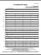 Cover icon of Everything Will Change (complete set of parts) sheet music for orchestra/band (Orchestra) by Jennie Lee Riddle, Richard Kingsmore and Robbie Seay, intermediate skill level