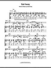 Cover icon of Sail Away sheet music for guitar (tablature) by David Gray, intermediate skill level
