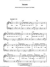 Cover icon of Issues sheet music for piano solo by The Saturdays, Carl Sturken and Evan Rogers, easy skill level