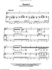 Cover icon of Respect sheet music for voice, piano or guitar by Otis Redding, intermediate skill level