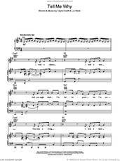 Cover icon of Tell Me Why sheet music for voice, piano or guitar by Taylor Swift and Liz Rose, intermediate skill level