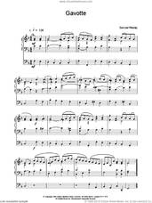 Cover icon of Gavotte sheet music for organ by Samuel Sebastian Wesley, classical score, intermediate skill level