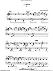 Cover icon of LErmita sheet music for piano solo by Federico Mompou, classical score, intermediate skill level