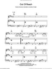 Cover icon of Out Of Reach sheet music for voice, piano or guitar by Gabrielle and Jonathan Shorten, intermediate skill level