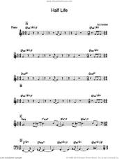 Cover icon of Half Life sheet music for piano solo by Bill Bruford, intermediate skill level