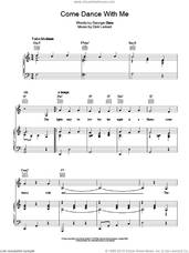 Cover icon of Come Dance With Me sheet music for voice, piano or guitar by Mario Lanza, George Blake and Richard Leibert, intermediate skill level