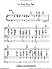 Cover icon of My Truly, Truly Fair sheet music for voice, piano or guitar by Bob Merrill, intermediate skill level