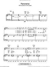 Cover icon of Panorama sheet music for voice, piano or guitar by The Cars and Ric Ocasek, intermediate skill level