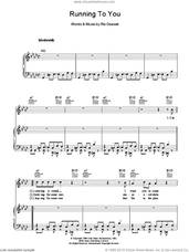 Cover icon of Running To You sheet music for voice, piano or guitar by The Cars and Ric Ocasek, intermediate skill level