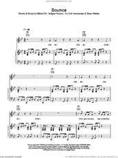 Cover icon of Bounce sheet music for voice, piano or guitar , Hallgeir Rustan and Mikkel SE, intermediate skill level