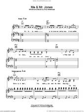 Cover icon of Me And Mr. Jones sheet music for voice, piano or guitar by Amy Winehouse, intermediate skill level