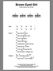 Cover icon of Brown Eyed Girl sheet music for piano solo (chords, lyrics, melody) by Van Morrison, intermediate piano (chords, lyrics, melody)