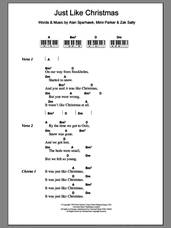 Cover icon of Just Like Christmas sheet music for piano solo (chords, lyrics, melody) by Low, Alan Sparhawk, Mimi Parker and Zak Sally, intermediate piano (chords, lyrics, melody)