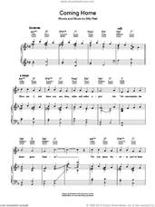 Cover icon of Coming Home sheet music for voice, piano or guitar by Billy Reid, intermediate skill level