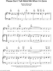 Cover icon of Please Don't Talk About Me When I'm Gone sheet music for voice, piano or guitar by Kay Starr, Sam Stept and Sidney Clare, intermediate skill level