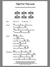 Cover icon of Fight For This Love sheet music for piano solo (chords, lyrics, melody) by Cheryl Cole, Andre Merritt, Steve Kipner and Wayne Wilkins, intermediate piano (chords, lyrics, melody)