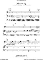 Cover icon of Take It Easy sheet music for voice, piano or guitar by Glenn Frey, The Eagles, Glen Frey and Jackson Browne, intermediate skill level