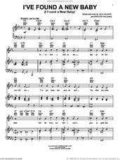 Cover icon of I've Found A New Baby (I Found A New Baby) sheet music for voice, piano or guitar by Benny Goodman, Django Reinhardt, Lionel Hampton, Nat King Cole, Sidney Bechet, Jack Palmer and Spencer Williams, intermediate skill level