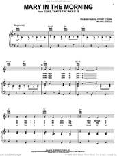 Cover icon of Mary In The Morning sheet music for voice, piano or guitar by Al Martino, Elvis Presley, Glen Campbell, Johnny Cymbal and Mike Lendell, intermediate skill level