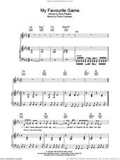 Cover icon of My Favourite Game sheet music for voice, piano or guitar by The Cardigans, Nina Persson and Peter Svensson, intermediate skill level