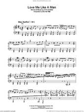 Cover icon of Love Me Like A Man sheet music for voice, piano or guitar by Diana Krall and Chris Smither, intermediate skill level