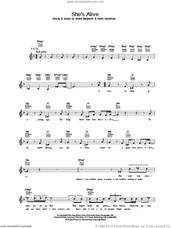 Cover icon of She's Alive sheet music for voice and other instruments (fake book) by OutKast, Andre Benjamin and Kevin Kendricks, intermediate skill level