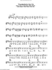 Cover icon of Thunderbirds Are Go sheet music for voice and other instruments (fake book) by Busted, Charles Simpson, James Bourne and Matthew Sargeant, intermediate skill level
