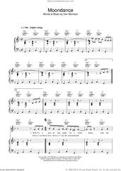 Cover icon of Moondance sheet music for voice, piano or guitar by Van Morrison, intermediate skill level