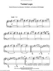 Cover icon of Twisted Logic, (intermediate) sheet music for piano solo by Coldplay, Chris Martin, Guy Berryman, Jon Buckland and Will Champion, intermediate skill level